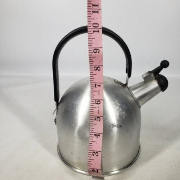 Vintage Ikea Aluminum Whistling Tea Kettle Stove Top Camping - Picture 13 of 14